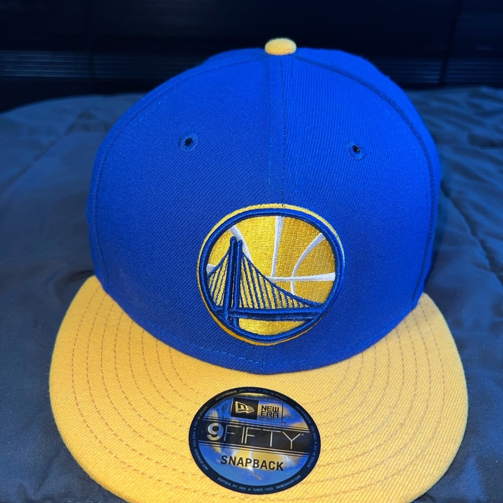 Golden State Warriors New Era Blue Snapback Cap